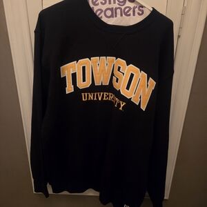 Towson University Crewneck Sweatshirt – Black – Men’s XL – NWT
